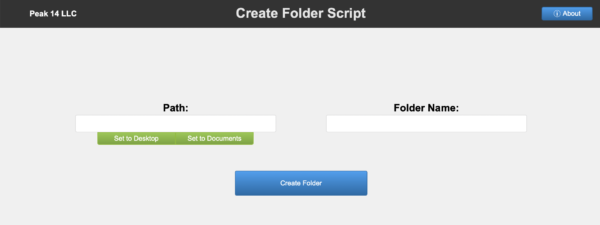 Create Folder UI